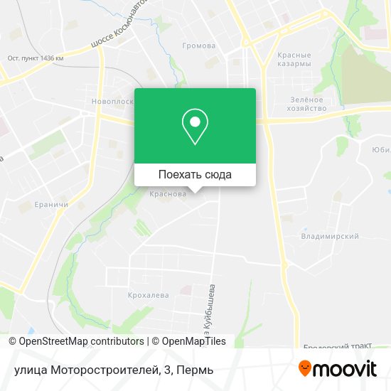 Карта улица Моторостроителей, 3