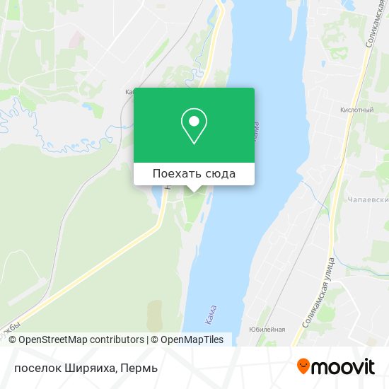 Карта поселок Ширяиха