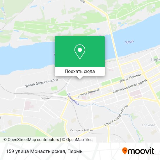 Карта 159 улица Монастырская