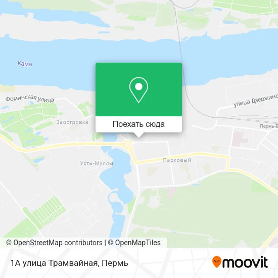 Карта 1А улица Трамвайная