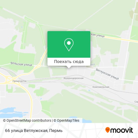 Карта 66 улица Ветлужская