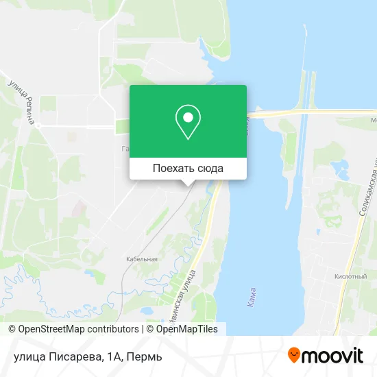 Карта улица Писарева, 1А