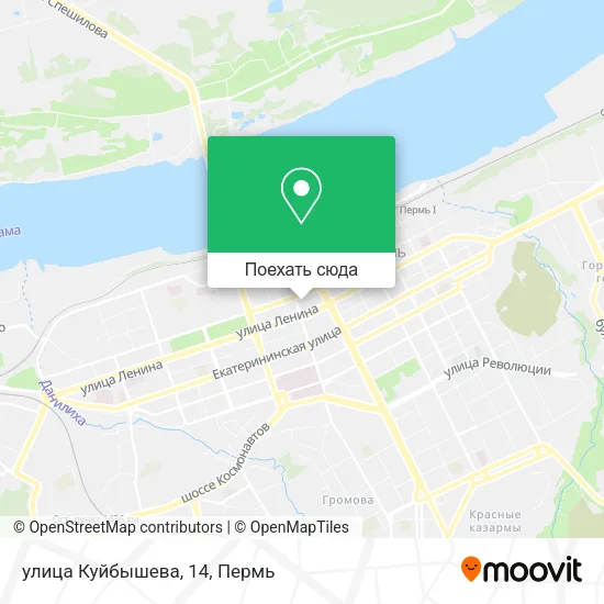 Карта улица Куйбышева, 14