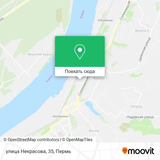 Карта улица Некрасова, 35