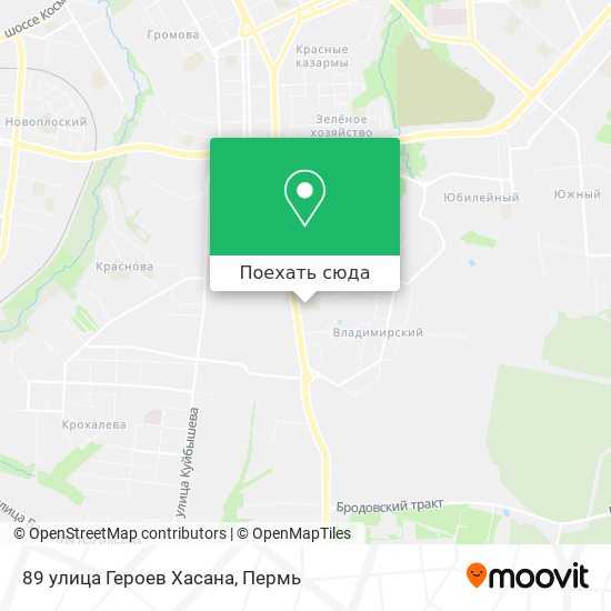 Карта 89 улица Героев Хасана