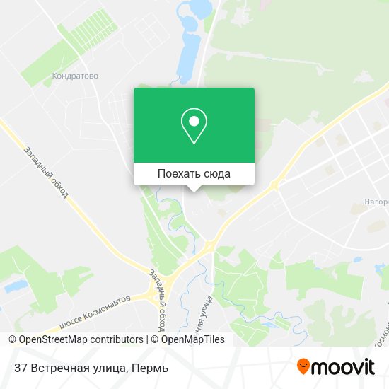 Карта 37 Встречная улица
