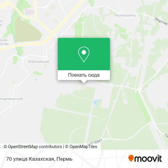 Карта 70 улица Казахская
