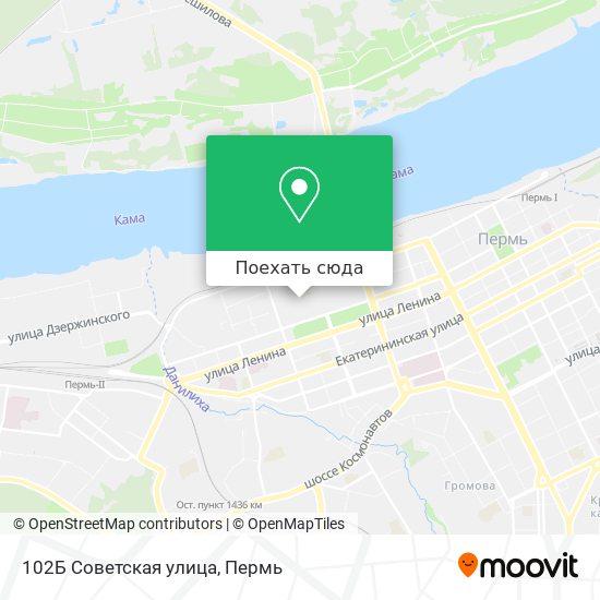 Карта 102Б Советская улица