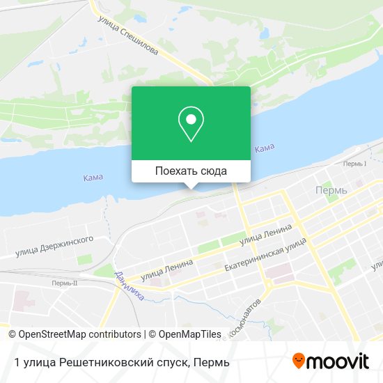 Карта 1 улица Решетниковский спуск