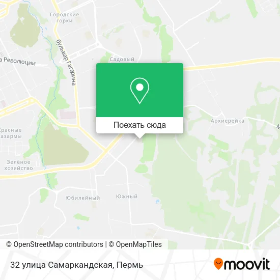 Карта 32 улица Самаркандская
