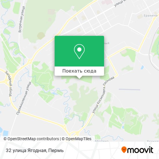 Карта 32 улица Ягодная