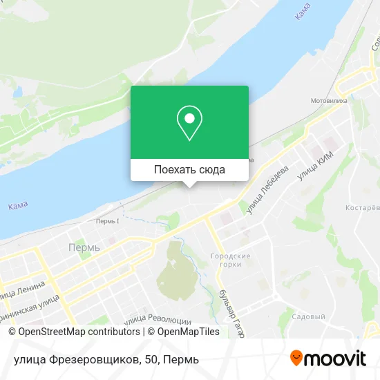 Карта улица Фрезеровщиков, 50