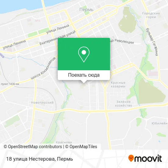 Карта 18 улица Нестерова