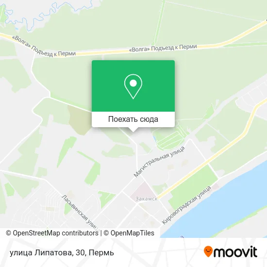 Карта улица Липатова, 30