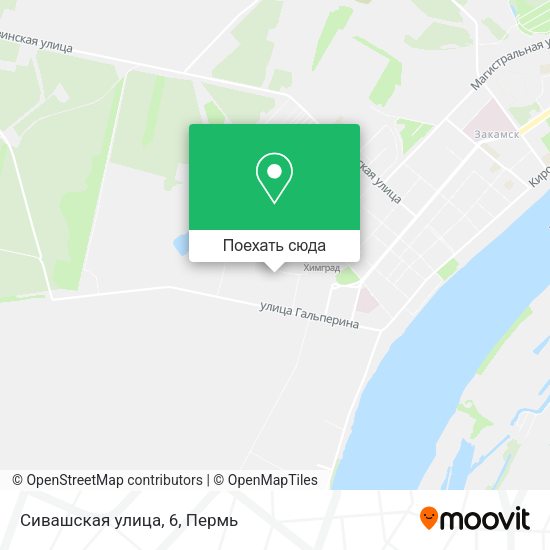 Карта Сивашская улица, 6
