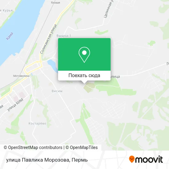 Карта улица Павлика Морозова