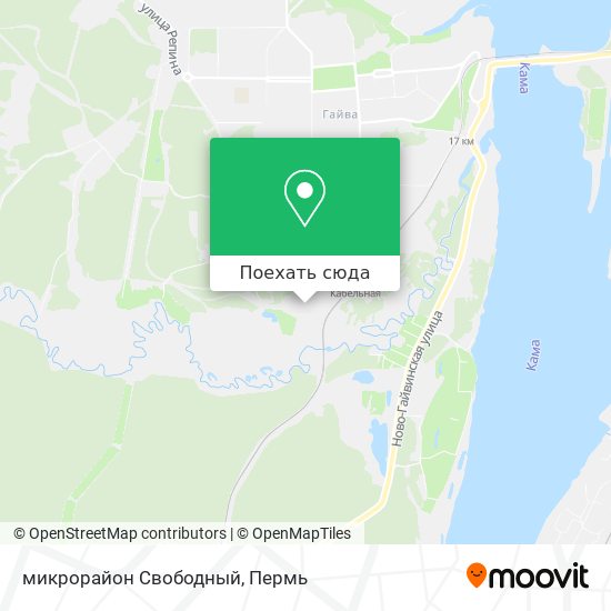 Карта микрорайон Свободный