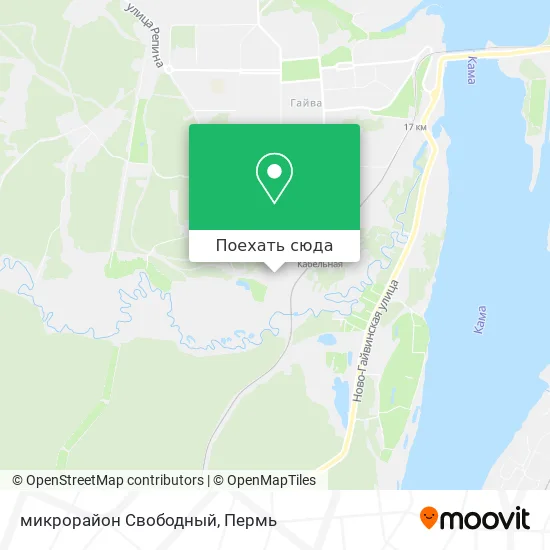 Карта микрорайон Свободный
