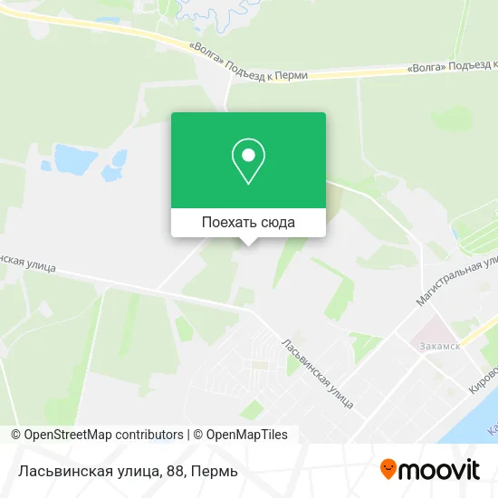 Карта Ласьвинская улица, 88