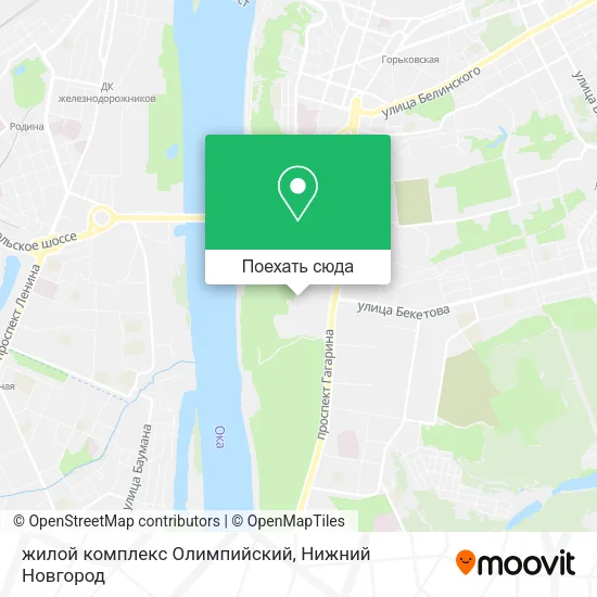 Карта жилой комплекс Олимпийский