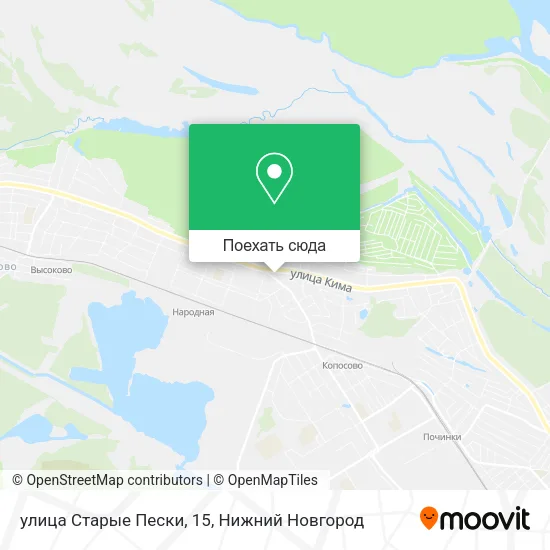 Карта улица Старые Пески, 15
