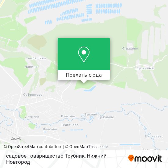 Карта садовое товарищество Трубник