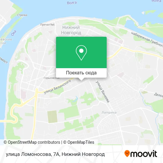 Карта улица Ломоносова, 7А