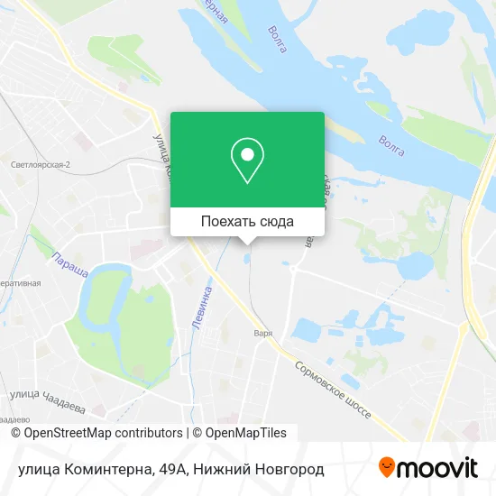 Карта улица Коминтерна, 49А