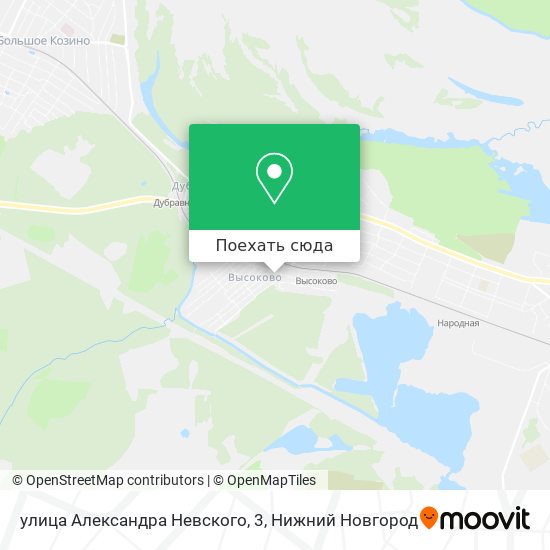 Карта улица Александра Невского, 3