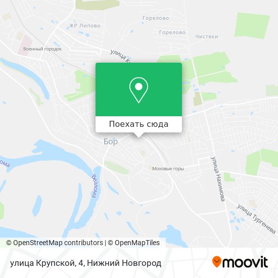 Карта улица Крупской, 4