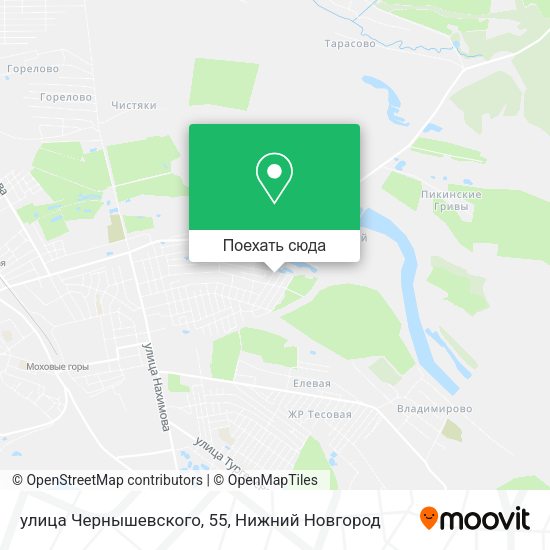 Карта улица Чернышевского, 55