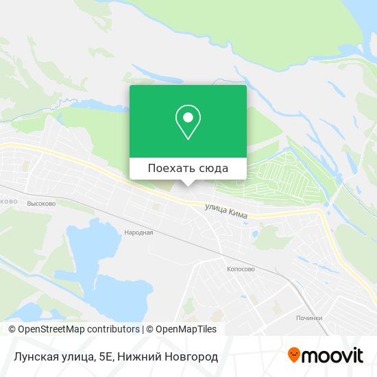 Карта Лунская улица, 5Е