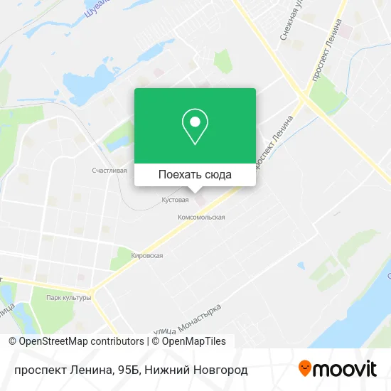 Карта проспект Ленина, 95Б