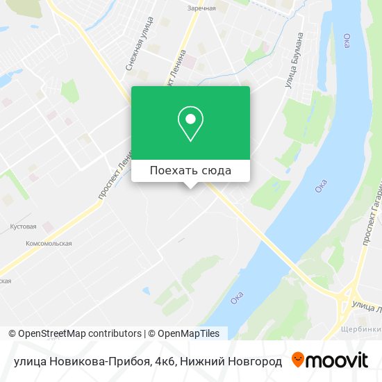 Карта улица Новикова-Прибоя, 4к6