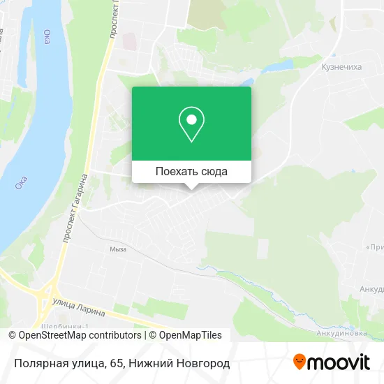 Карта Полярная улица, 65