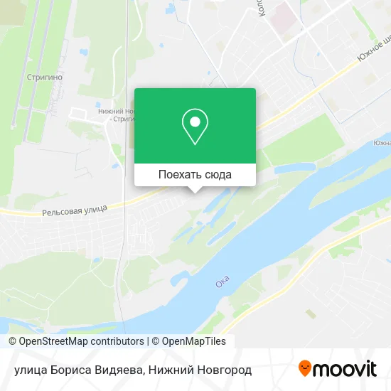 Карта улица Бориса Видяева