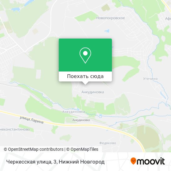 Карта Черкесская улица, 3