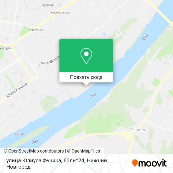Карта улица Юлиуса Фучика, 60лит24