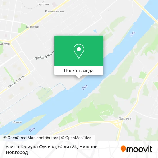Карта улица Юлиуса Фучика, 60лит24