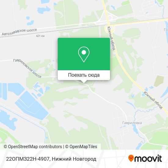 Карта 22ОПМЗ22Н-4907
