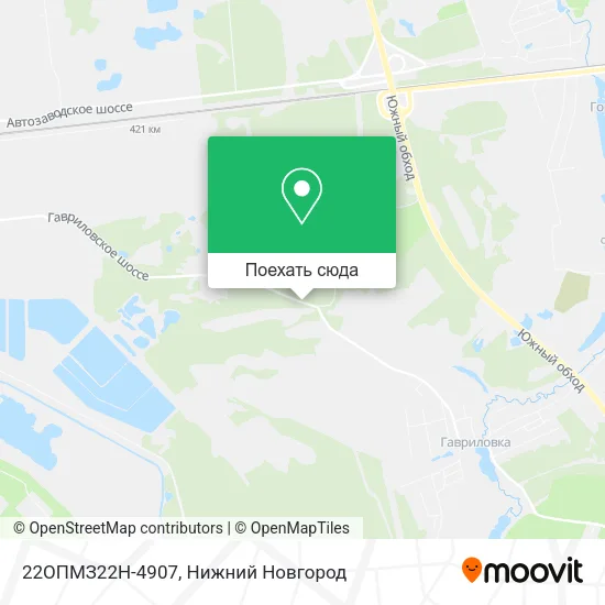 Карта 22ОПМЗ22Н-4907