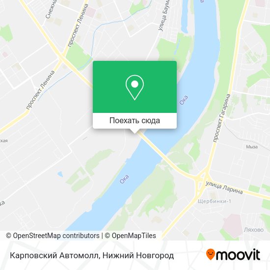 Карта Карповский Автомолл