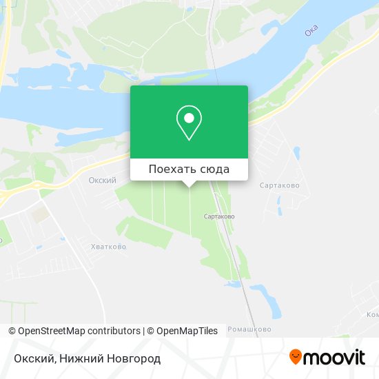 Карта Окский