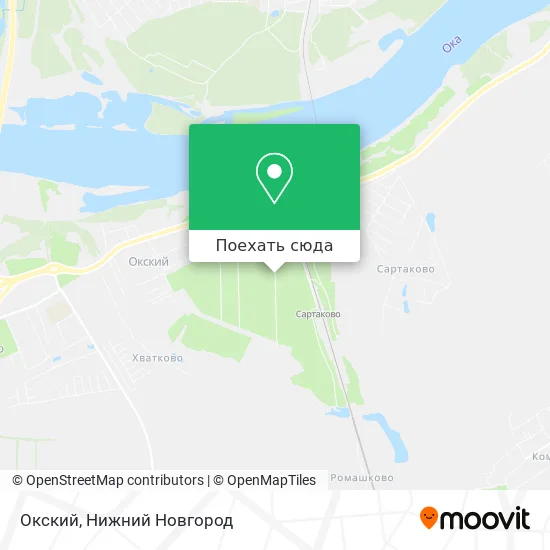 Карта Окский