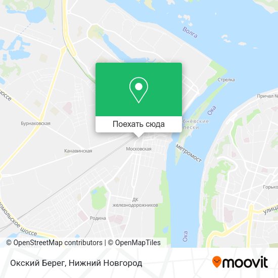 Карта Окский Берег