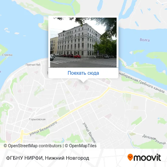 Карта ФГБНУ НИРФИ