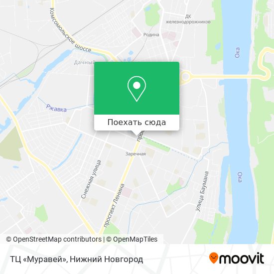 Карта ТЦ «Муравей»