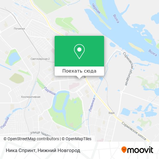 Карта Ника Спринт