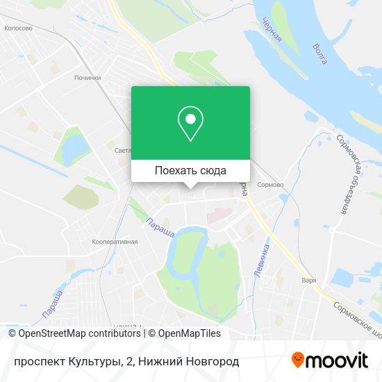 Карта проспект Культуры, 2