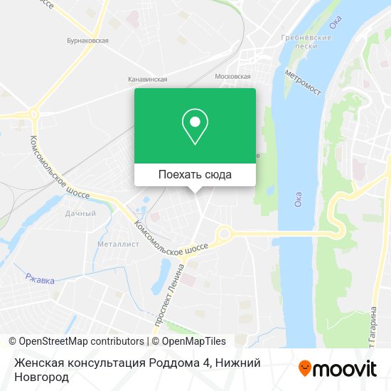 Карта Женская консультация Роддома 4